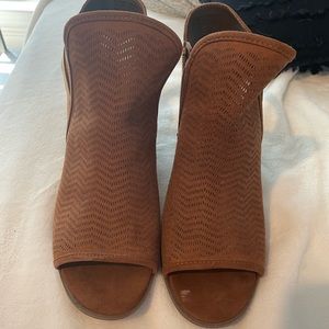Brown Wedge Boots